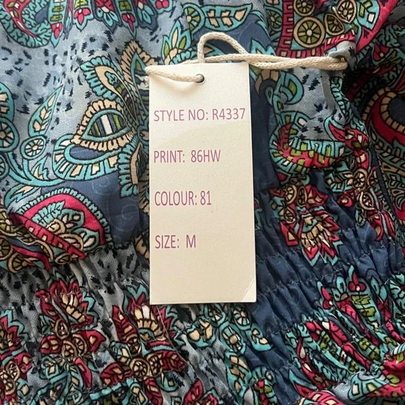 Anthropologie Boemo Paisley
Cottagecore Tiered Maxi Dress Women's Size M - Picture 7 of 8